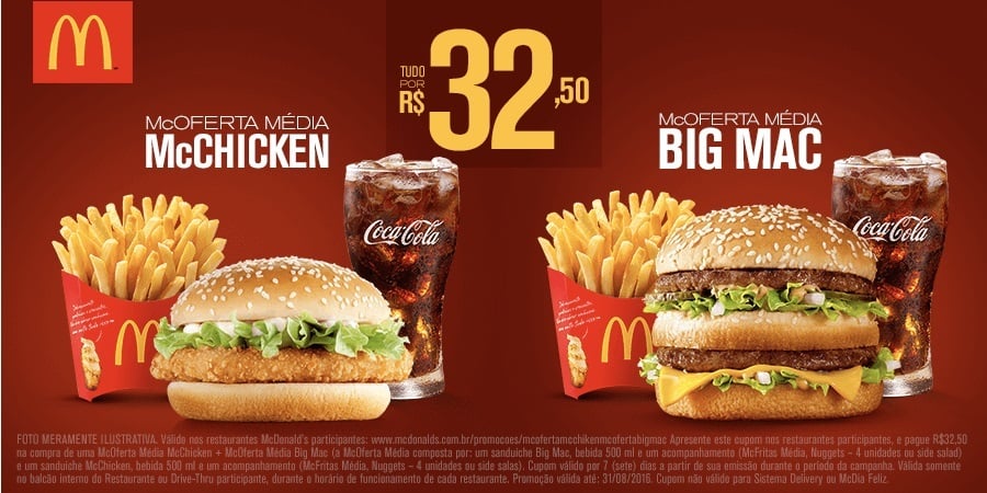 Anúncio de rede de fast food com lanche em destaque